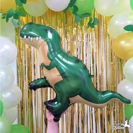 Ballon metallique dinosaure , décoration fetes pas cher et livraison 24h rapide chez Badaboum