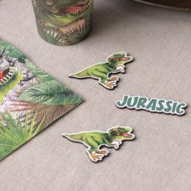 10 confettis thème dinosaure
