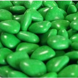 1 Kilo de dragees coeur Vert Sapin au Chocolat 