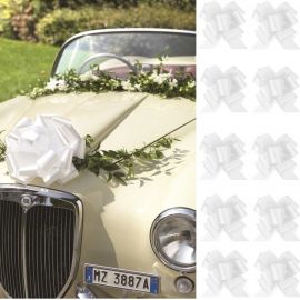 30 pices noeud voiture mariage blanc dcoration de voiture de mariage de  mariage nuds pour sateng ruban voiture mariage pour mariage voiture  dekorasjon