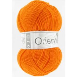 pelote de fil à tricoter layette Orient cheval blanc Orange