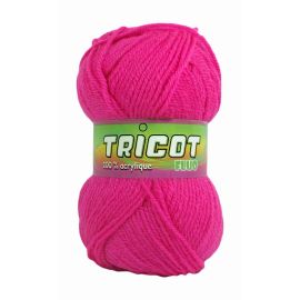 pelote de fil à tricoter fluo rose
