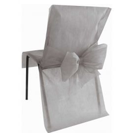 Housse de chaise monobloc - 45 x 40 x H 80 cm - Différents coloris