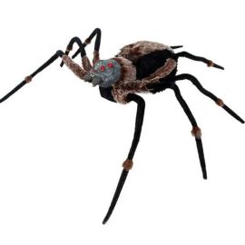 araignée - géante - yeux leds - 240 x 75 cm