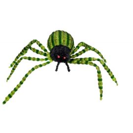 araignée - verte - 20 x 12 cm