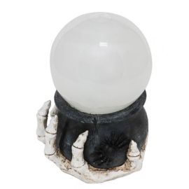 boule de cristal - halloween - avec mains - 13x14.8x22 cm