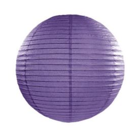 Boule en papier lampion Violet 45cm