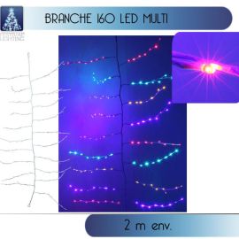 Branche lumineuse de Noel 160 LED multicolore