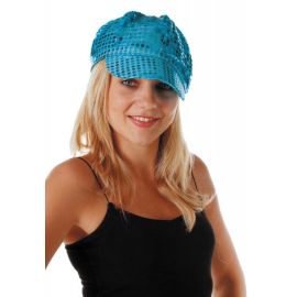 Casquette Disco Turquoise