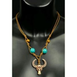 collier - indien petit bison - perles