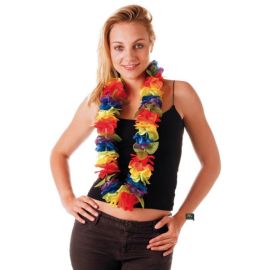 Collier Rainbow grosses fleurs