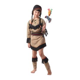 Costume Fille Indienne Beige 10/12 ans