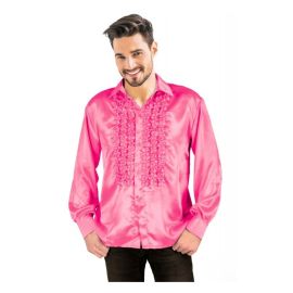 Costume Homme Chemise satin Rose XL