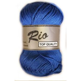 Coton à tricoter Rio de Lammy Bleu Foncé