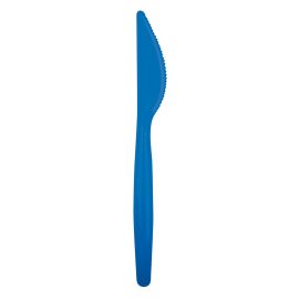 Couteau plastique Bleu roi Transparent 