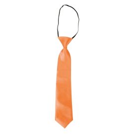 Cravate - orange fluo