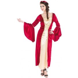 Déguisement Femme Princesse Médiévale Rouge Taille XL
