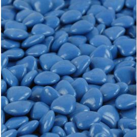Dragees Coeur Chocolat Bleu Marine 