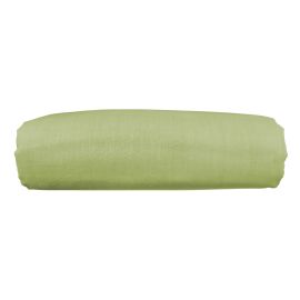 Drap plat Vert anis 180x290 100% coton pour lit de 1 personne 