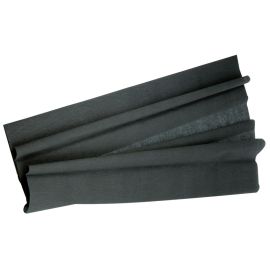Feuille de papier Crépon Noir 2 m x 50 cm