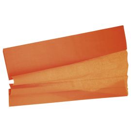Feuille de papier Crépon Orange 2 m x 50 cm