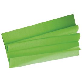 Feuille de papier Crépon vert anis 2 m x 50 cm