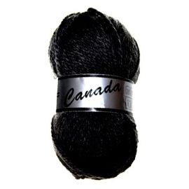 pelote de fil à tricoter Canada Lammy Yarns Noir