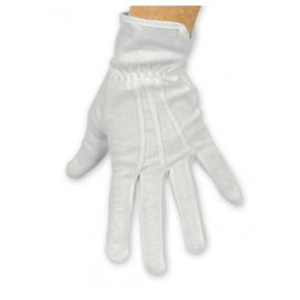 gants - coton - hommes - blanc