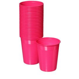 Gobelet plastique réutilisable Fuchsia  x 30 pièces