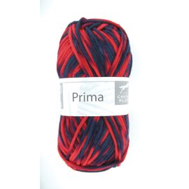 Grosse pelote de fil à tricoter 200gr Prima Rouge et Noir