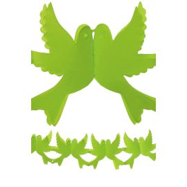 Guirlande Colombes à suspendre Vert anis