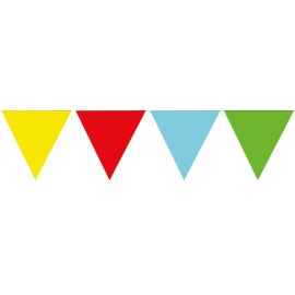Guirlande fanions - multicolore - 10 m