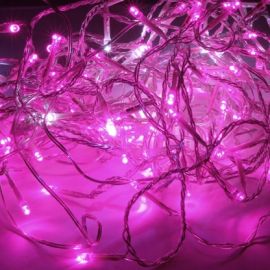 Guirlande lumineuse de noel 180 LED Fuchsia 