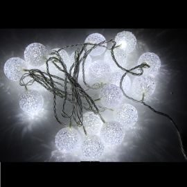 Guirlande lumineuse Boule 20 LED Blanc