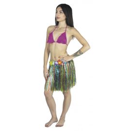 Jupe hawai Multicolore Luxe 45cm