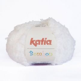 Laine a tricoter Katia Bombon Blanc 