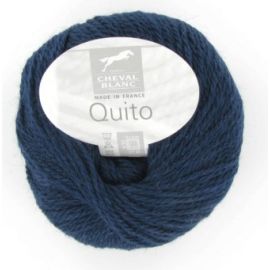 fil à tricoter Cheval Blanc Quito Bleu Marine  