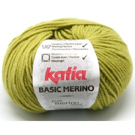 fil à tricoter katia basic merino Vert pistache