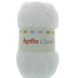 fil à tricoter katia chantilly Blanc