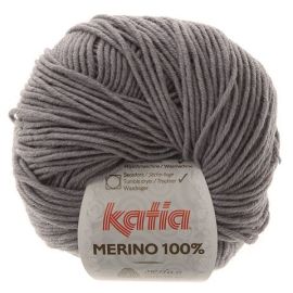 fil à tricoter Katia Mérino 100% Gris Moyen