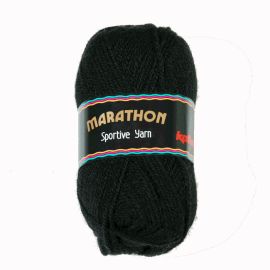 fil à tricoter katia marathon Noir