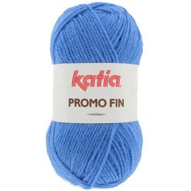 pelote de fil à tricoter Katia Promo fin Bleu
