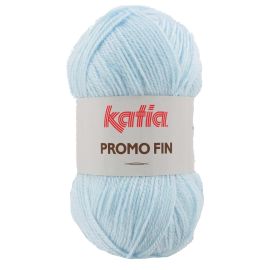 pelote de fil à tricoter Katia Promo fin Bleu ciel