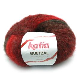 pelote de fil à tricoter Alpaga Quetzal Rouge
