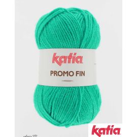 pelote de fil à tricoter Katia Promo fin Turquoise