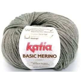 Laine à tricoter Katia Basic Mérino Gris