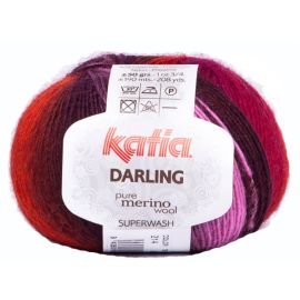 Laine à tricoter Katia Darling Rose Rouge