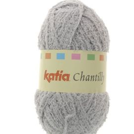fil à tricoter katia chantilly Gris clair
