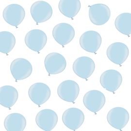 Petit ballon gonflable nacré bleu ciel 12cm