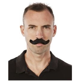 Moustache stylisée - noir